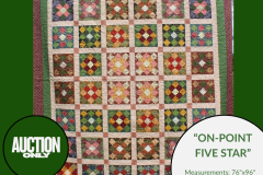 Quilts - On Point Five Star1